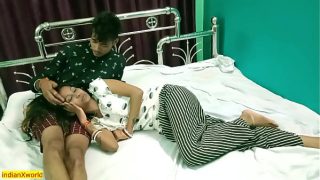 Indian Bihari village bhabhi and husband brother real sex video