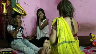 Indian Punjabi Two Hot BHabhi Fucking Pussy With Blowjob With Devor